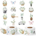 1000Pcs Green Christmas Tree Stickers S338