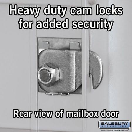 4C Horizontal Mailbox, Aluminum F149531
