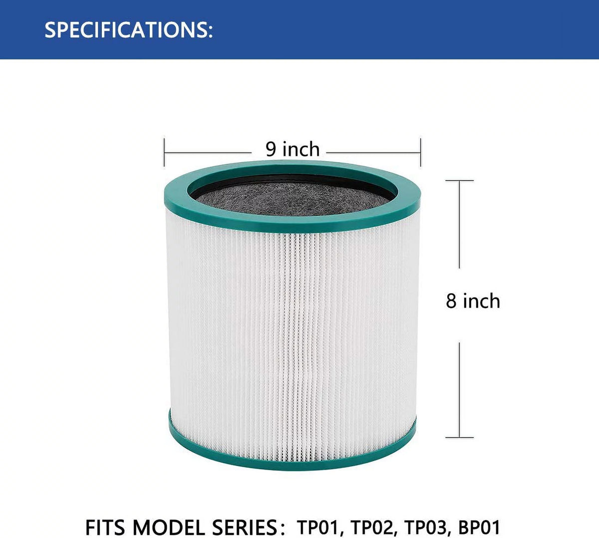 HEPA Filter Compatible with Dyson Pure Hot and Cool Link Air Purifier I3273