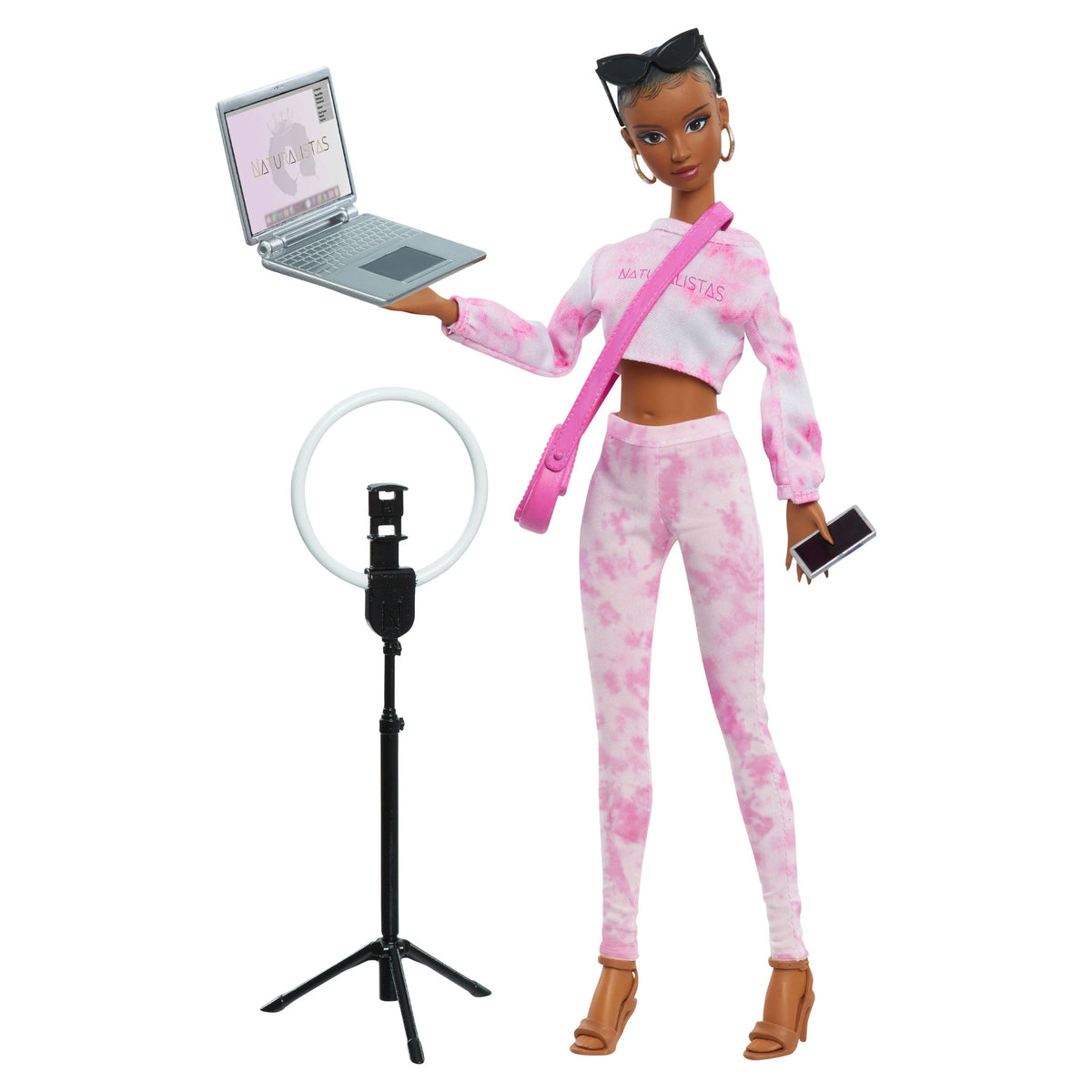 11.5-inch Fashion Doll with 4B Textured Hair, Medium Brown Skin Tone T3735