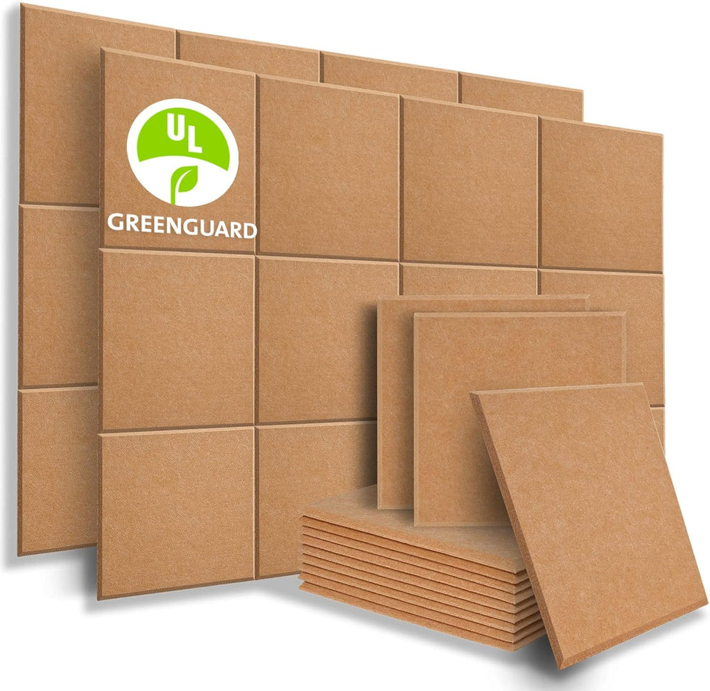 12x12 inch Light Gray Acoustic Panels 6 Pcs C56411