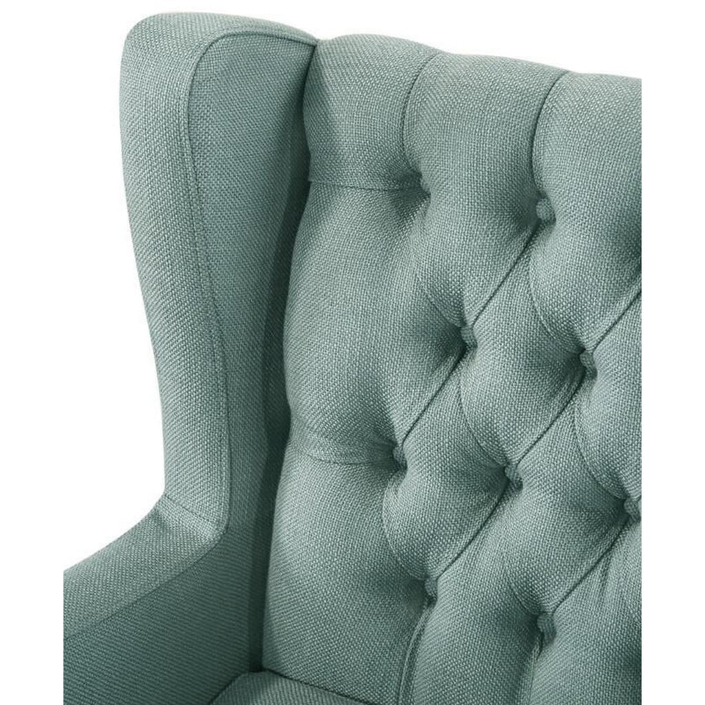 Teal Fabric Accent Chair D54164