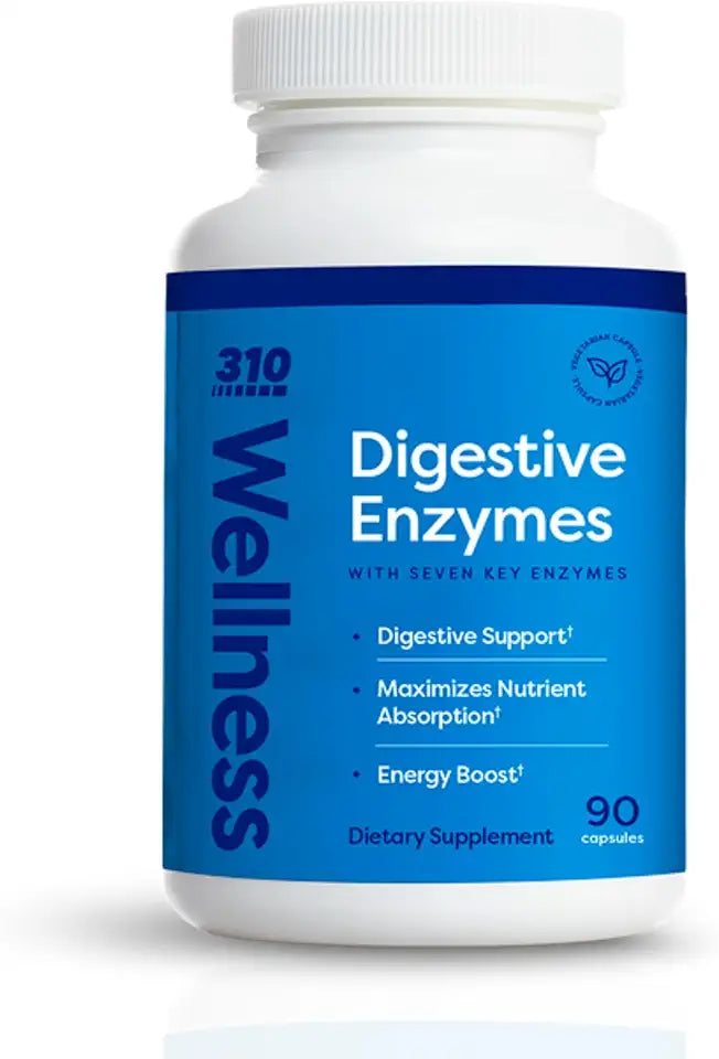 Gluten-Free Digestive Enzymes Supplement 90 Capsules J634512