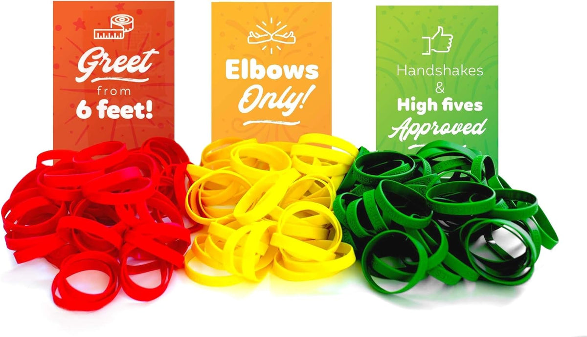 150 Total Color Coordinated Wristbands Y3632