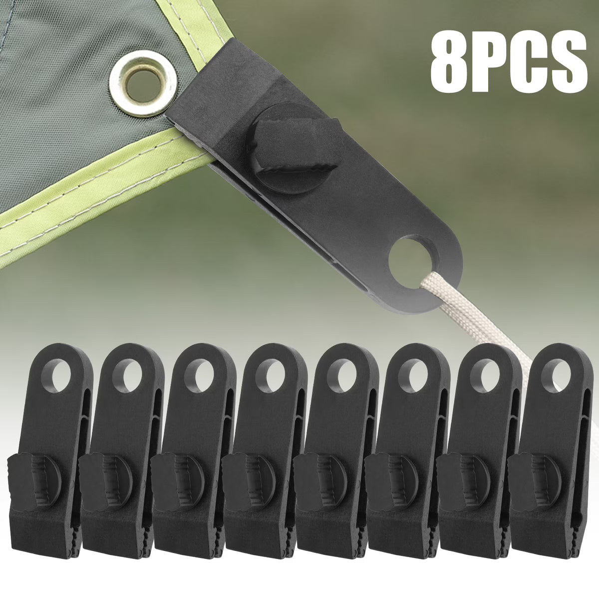 Reusable Heavy Duty Tent Clips for Tarp Awning Clamp Holder Y515