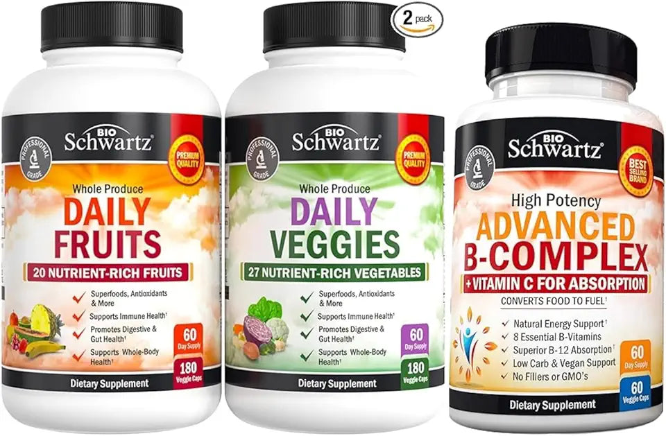 Fruits and Veggies Supplement Plus Vitamin B Complex with Vitamin C Y831