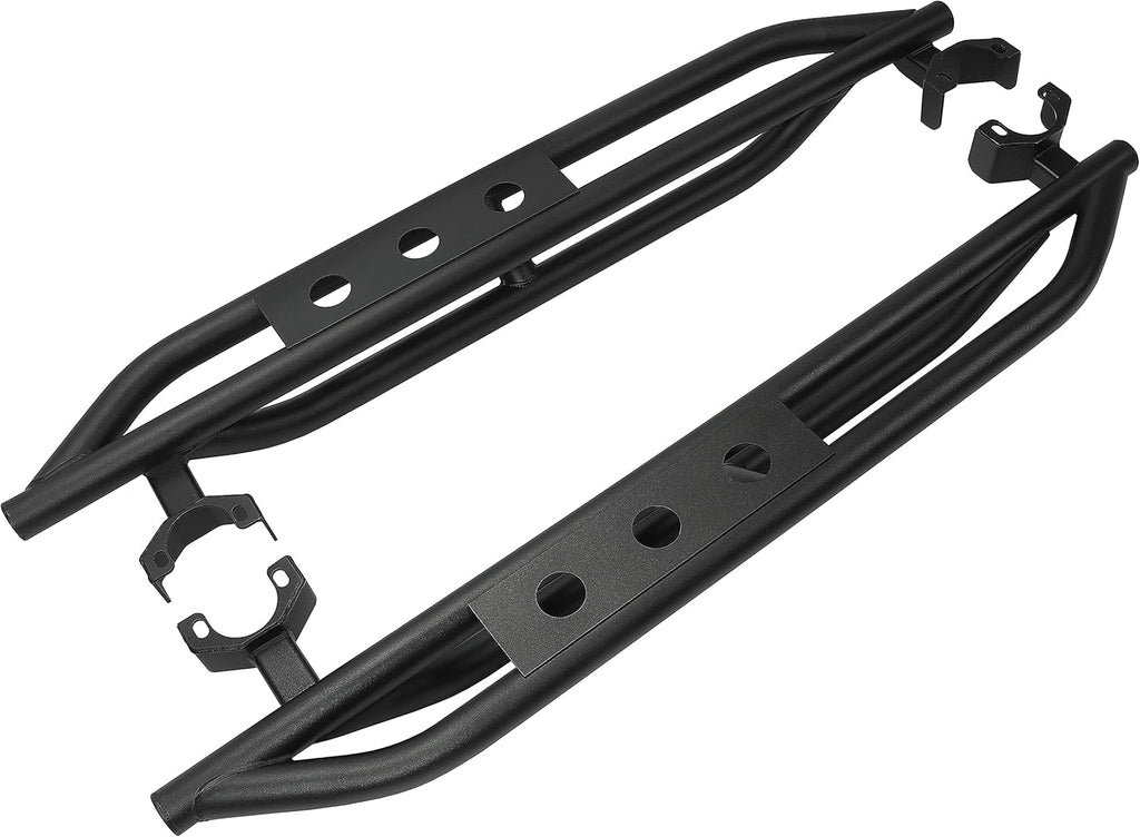 Black Steel Side Step Running Board B85758