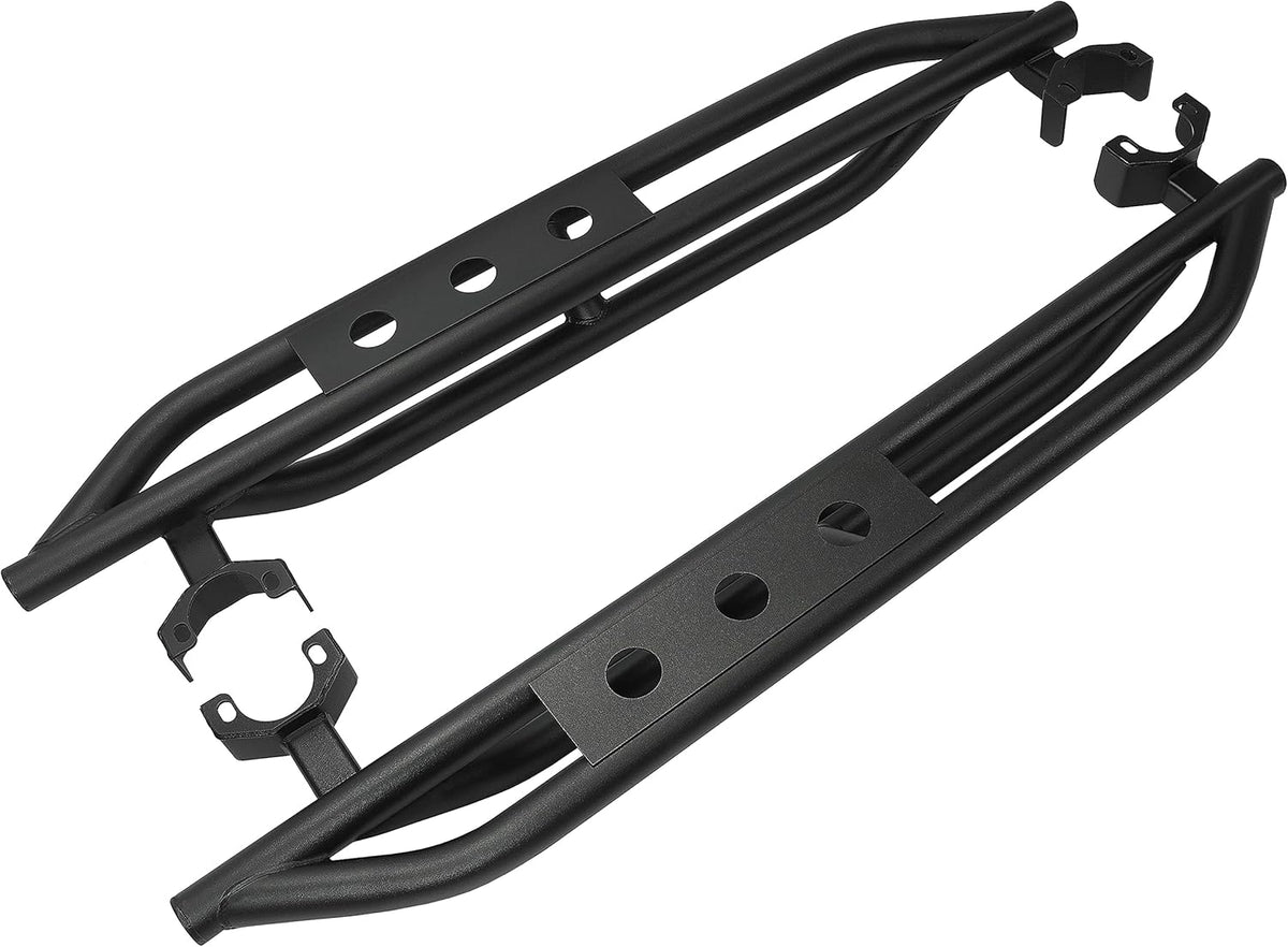 Black Steel Side Step Running Board B85758