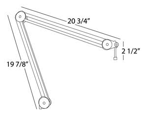 Overhead Broadcast Boom Mount O83633