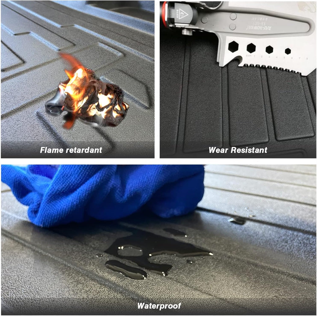 Black TPV Cargo Liner Truck Mat D819