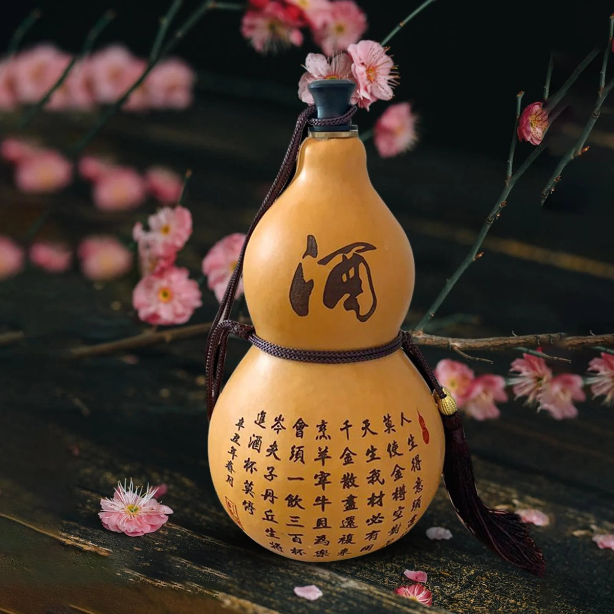 Portable Gourd Water Bottle Calabash Kettle Teapot M18663