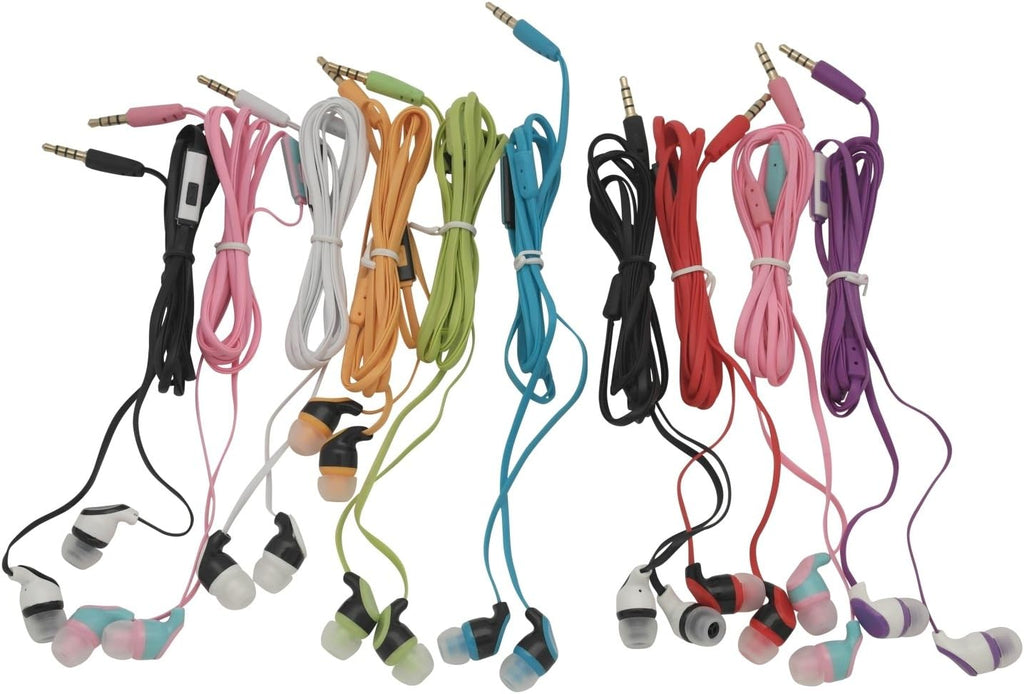 Kidz Mic Stereo Earbud Headphones 50 Packs I241218