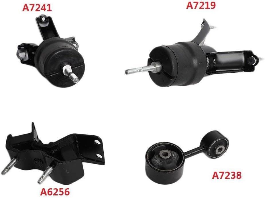 Engine Motor Trans Mount Set 4PCS Pack of 2 U51659