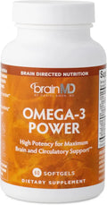 Omega-3 60 Capsules Pack of 2 DHA EPA Gluten Free N185222