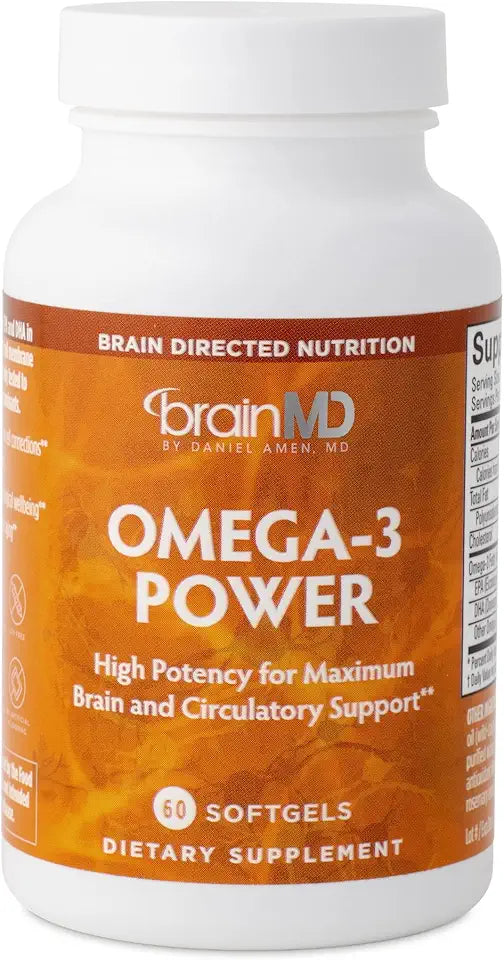 Omega-3 60 Capsules Pack of 2 DHA EPA Gluten Free N185222