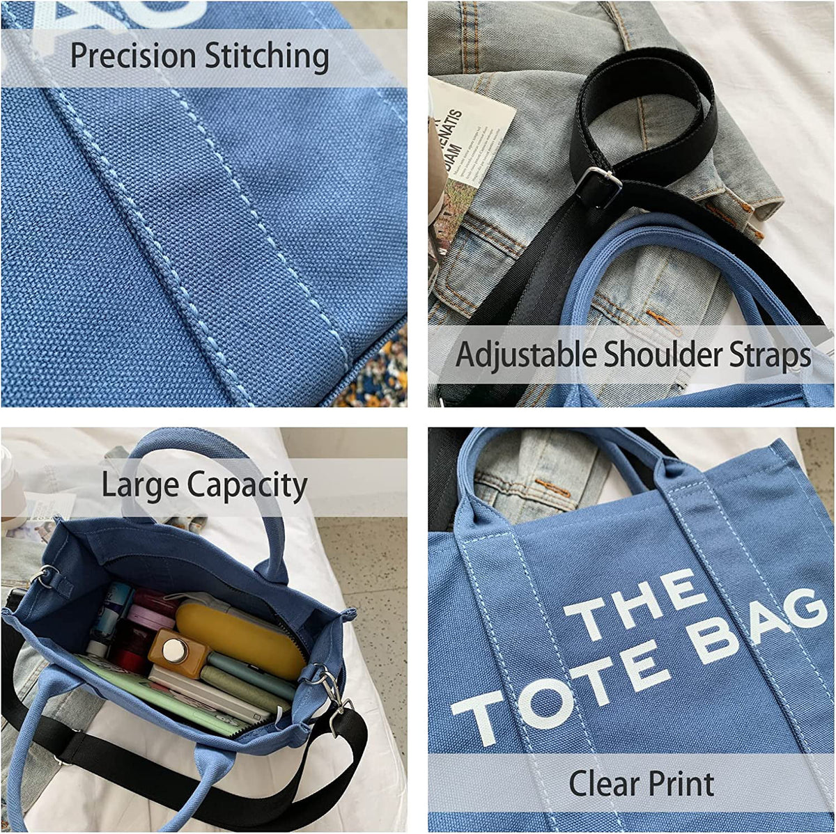 Canvas Tote Bag with Zipper G9826