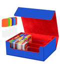 Trading Card Storage Box 2400+ Card Deck Case Black and Gray T634