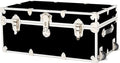 Large Armor Roller Trunk with Mounted Wheels 32x18x14 Black L183