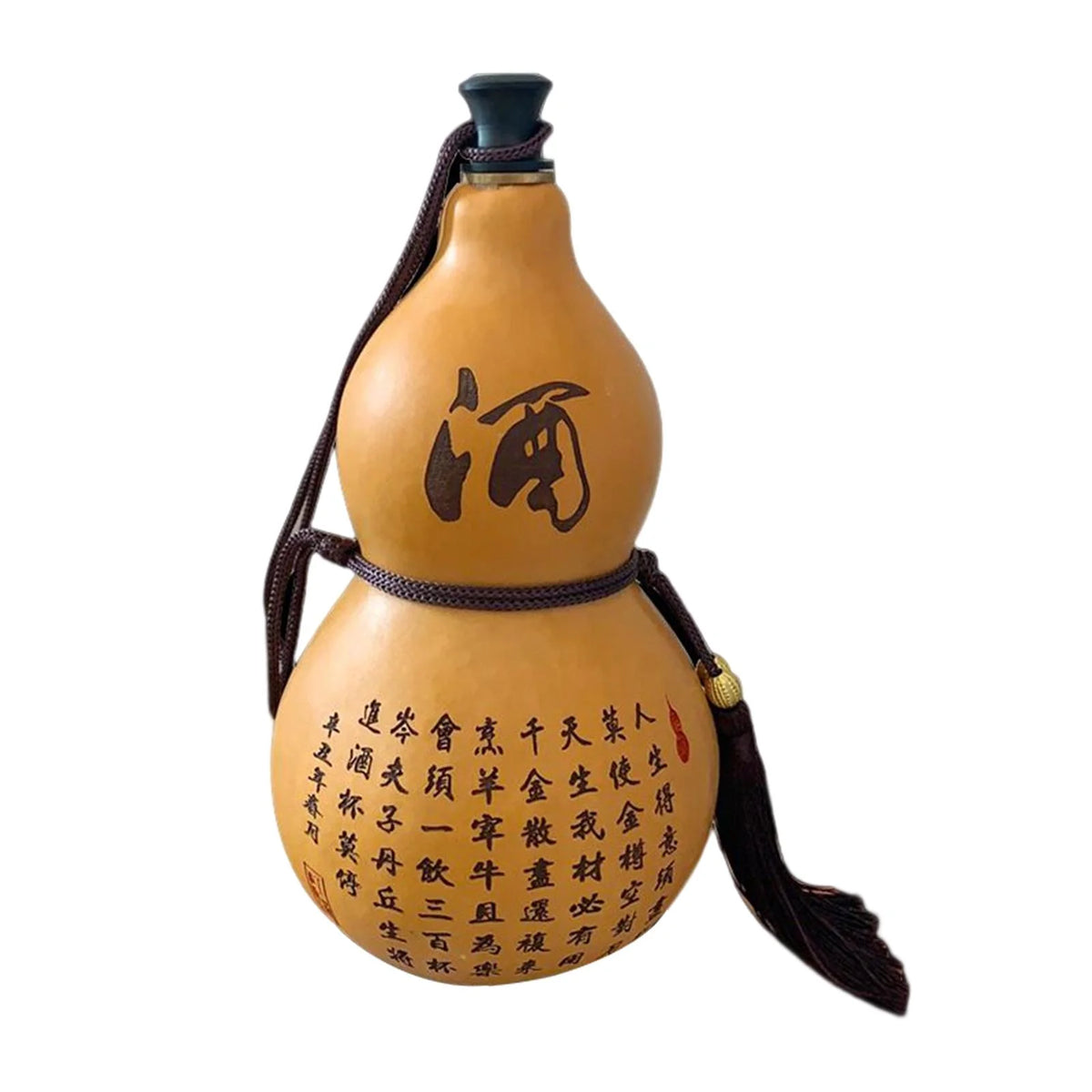 Portable Gourd Water Bottle Calabash Kettle Teapot M18663