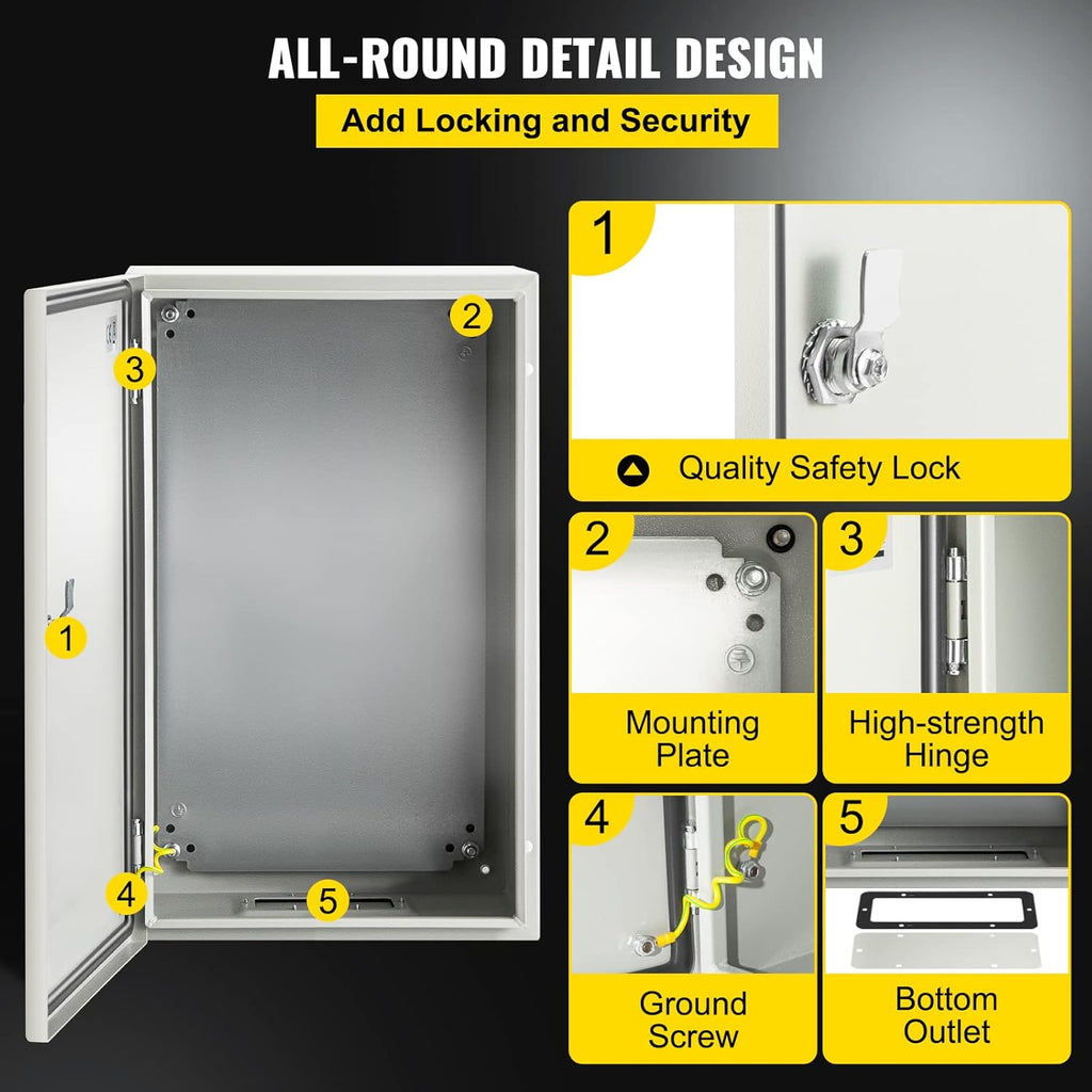 NEMA 4X Steel Electrical Enclosure V37400