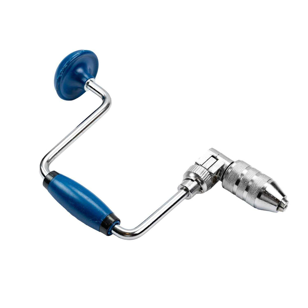 Steel and Plastic Carpenters Bit Brace Hand Crank Drill J345822