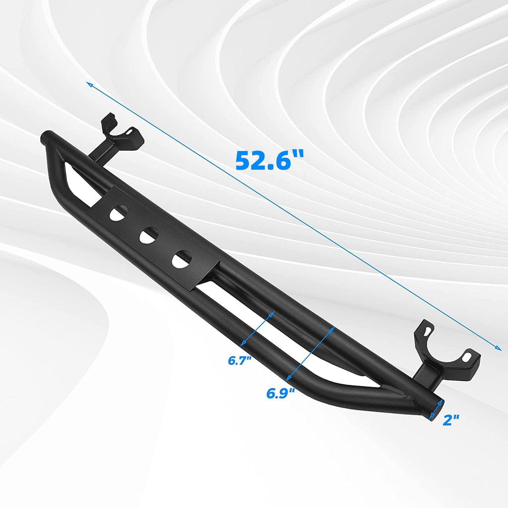 Black Steel Side Step Running Board B85758