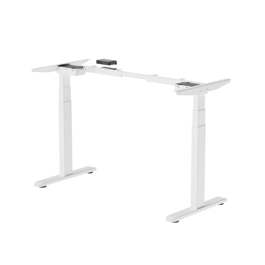 White Electric Stand up Office Desk Frame P485089