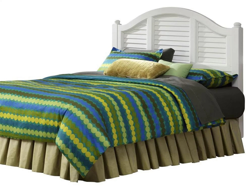 Wood Queen Headboard in Off White D718567
