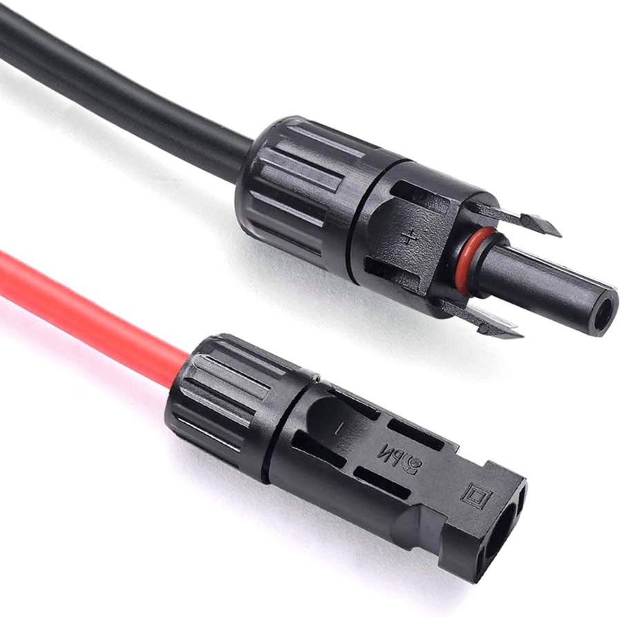 10 AWG 40 Feet Solar Extension Cable with Female and Male Connector D1336