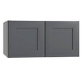 Gray Painted Shaker Plywood Wall Kitchen Cabinet Soft Close Doors I14346