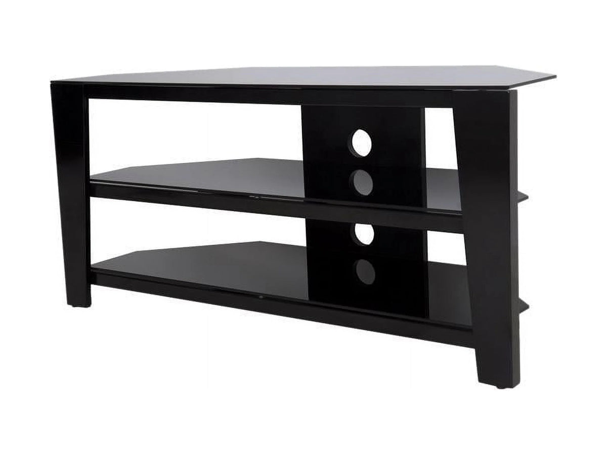 Gloss Black TV Floor Stand E33009