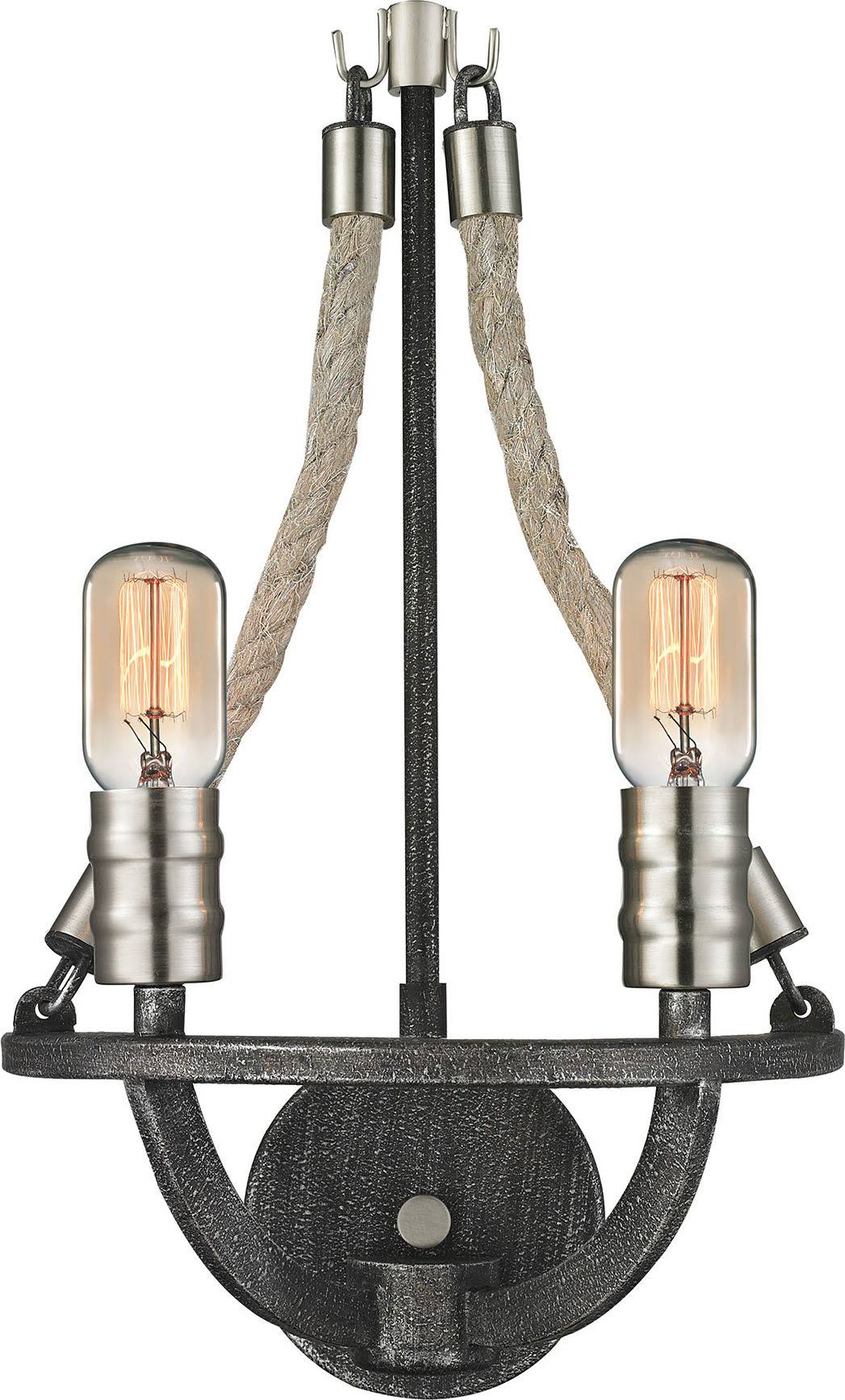 Natural Rope 2 Light Sconce G66962