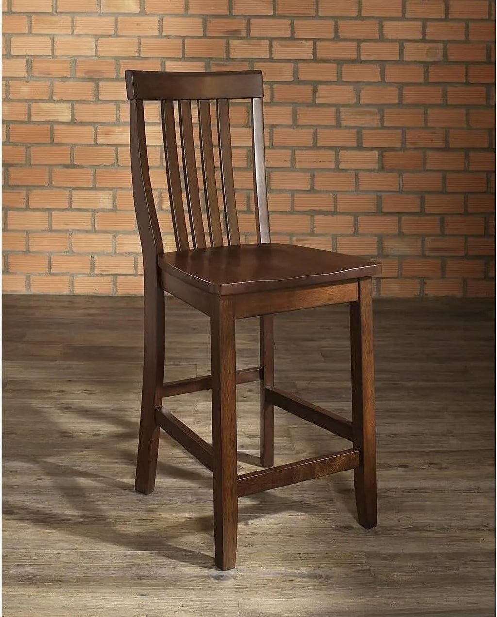 Vintage Mahogany Bar Stool Set Of 2 A470