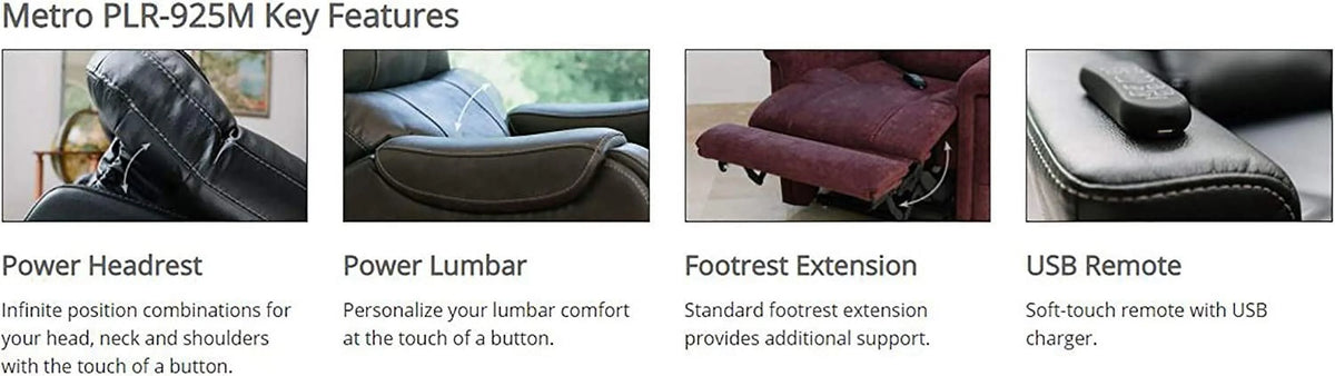 Brown Fabric Recliner V988