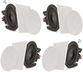 8” 4 Bluetooth 2-Way In-wall In-ceiling Speaker System with Polypropylene Cone & Tweeter Y550306