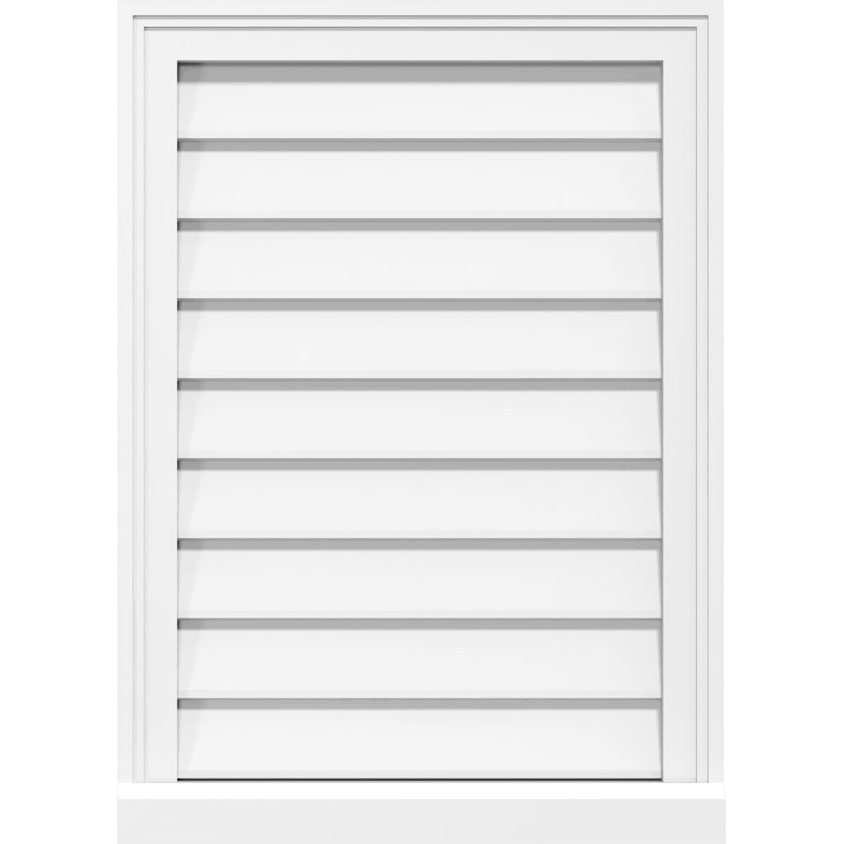 PVC Vertical Surface Mount Gable Vent G270