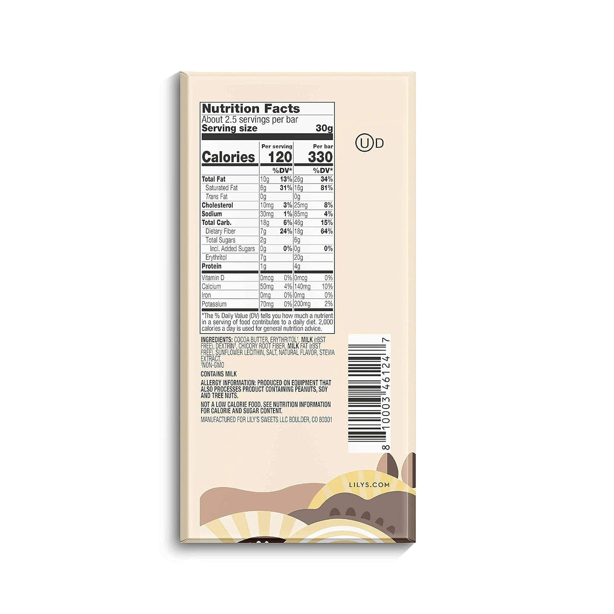White Chocolate Style Bar Variety Pack 2.8 Ounce 6 Pack W179