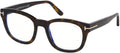 Shiny Dark Havana Rose Gold Blue Multicolour Eyeglasses R44646