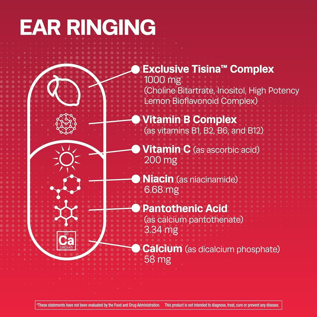 100 Caplets Ear Ringing Supplement B761358