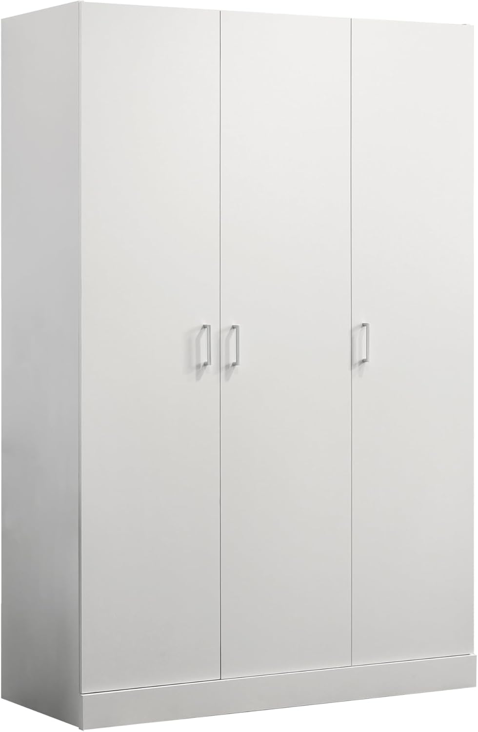 White 3 Doors Wooden Armoire Wardrobe W9643