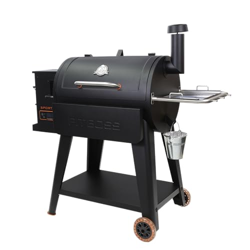 820 Square Inches Black Wood Pellet Grill G7924
