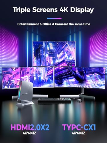 Mini Gaming PC Core i9-12900H RTX 3050Ti 8GB GDDR6 32GB DDR4 1TB PCIe 4.0 SSD Win11 Pro C718
