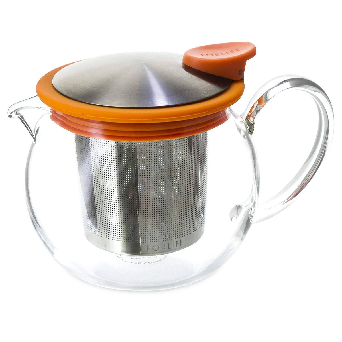 Glass Teapot with Basket Infuser 15-ounce J49279