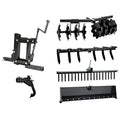 Impact Implements New Soil Kit for ATV, UTV & Tractors includes Hydraulic 1-Point Lift, Cultivator, Disc Plow, Middle Buster C4319