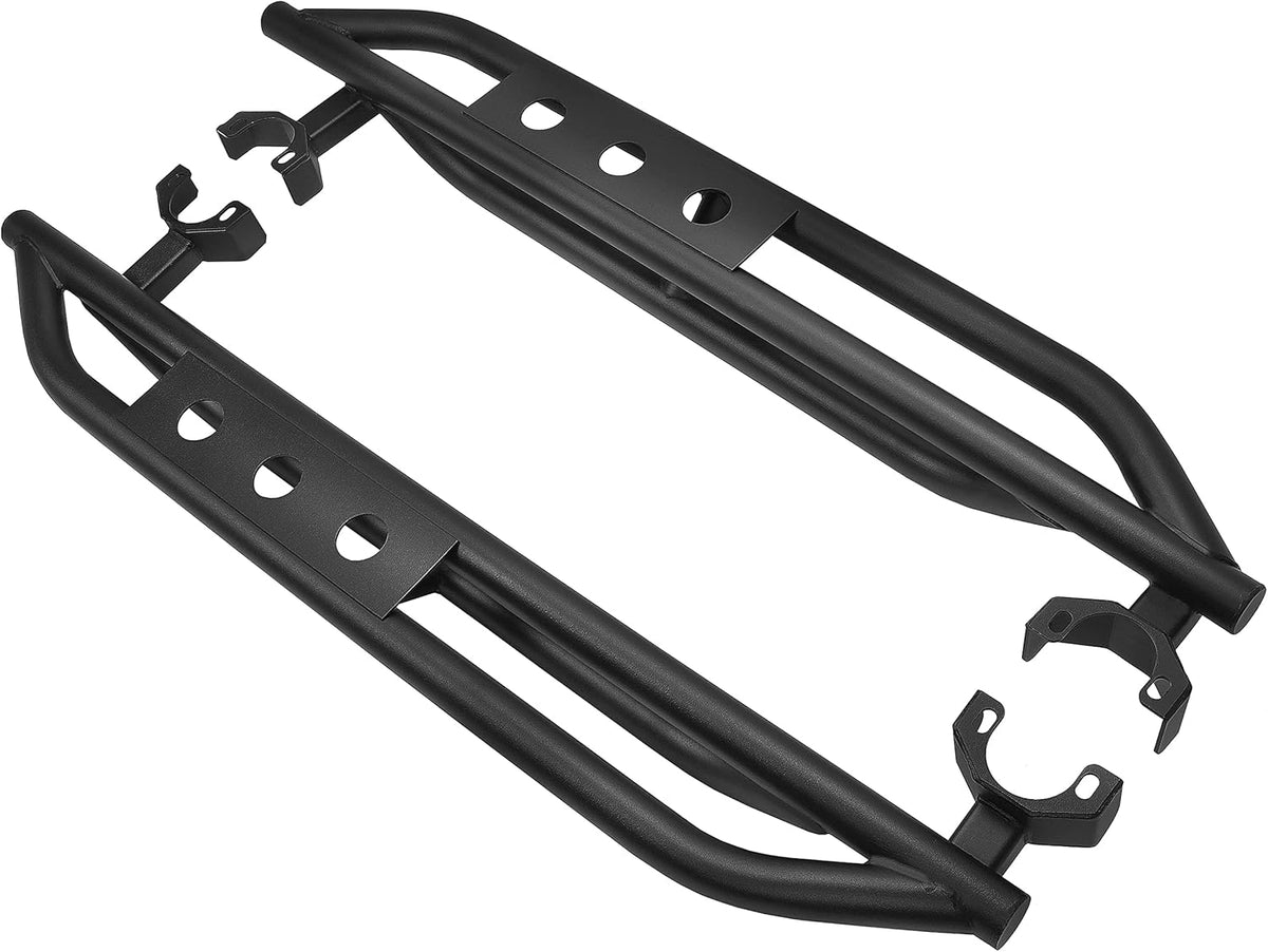 Black Steel Side Step Running Board B85758