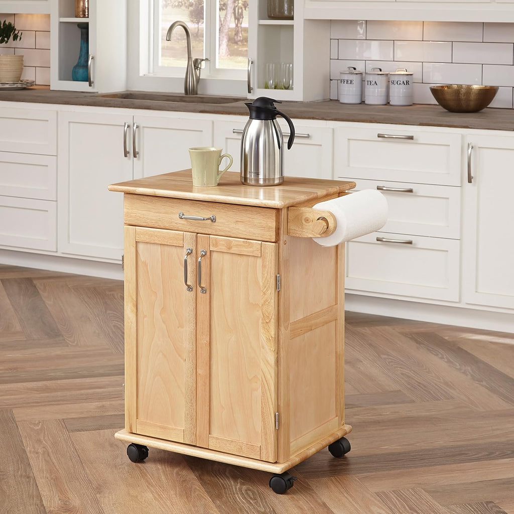 Kitchen Cart with Natural Finish B138