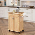 Kitchen Cart with Natural Finish B138
