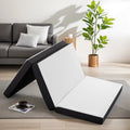 4 inches Folding Twin Size Memory Foam Mattress with Cover W69187