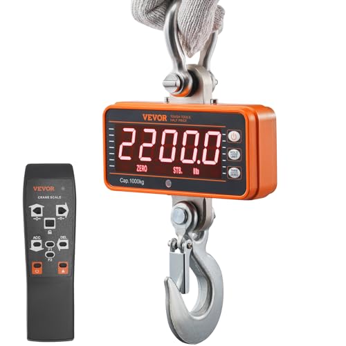 2200 lbs Digital Crane Scale with Remote Control S729470