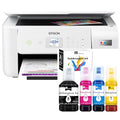 Cartridge-Free Super-Tank Printer with Sublimation Ink Bundle (White) N552